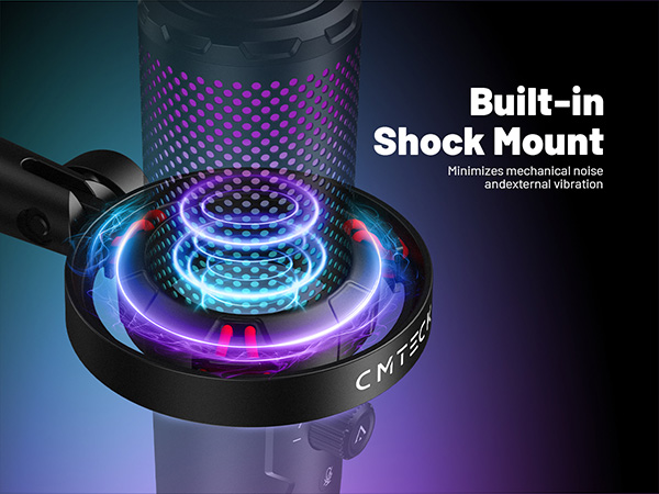 Built-in shock mount