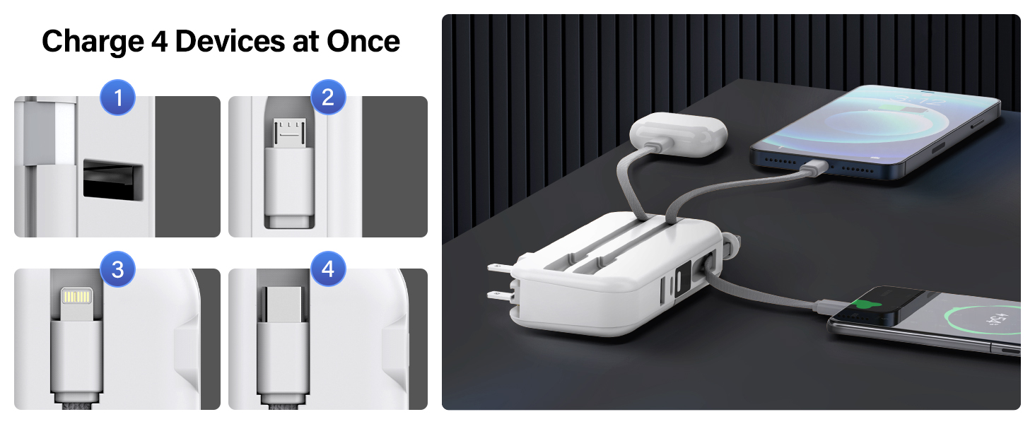 10000 mAh Portable charger power bank