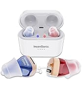 IncenSonic Hearing Aids, OTC Hearing Aids for Seniors Rechargeable with Noise Cancelling Hearing ...