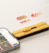 iDsonix USB Flash Drive 512GB Externe SSD, Up to 1073MB/s, Thumb Drive with 2 Ports USB A 3.2 + T...