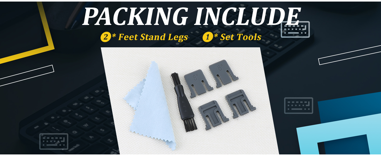 Keyboard Stand Feet Legs for Logitech K270 K260 K275 K200 MK270 MK260
