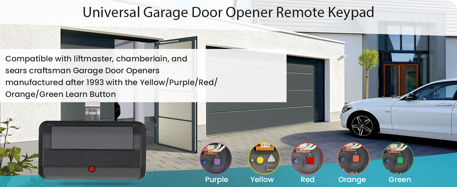 Universal Garage Door Opener Remote for sears craftsman