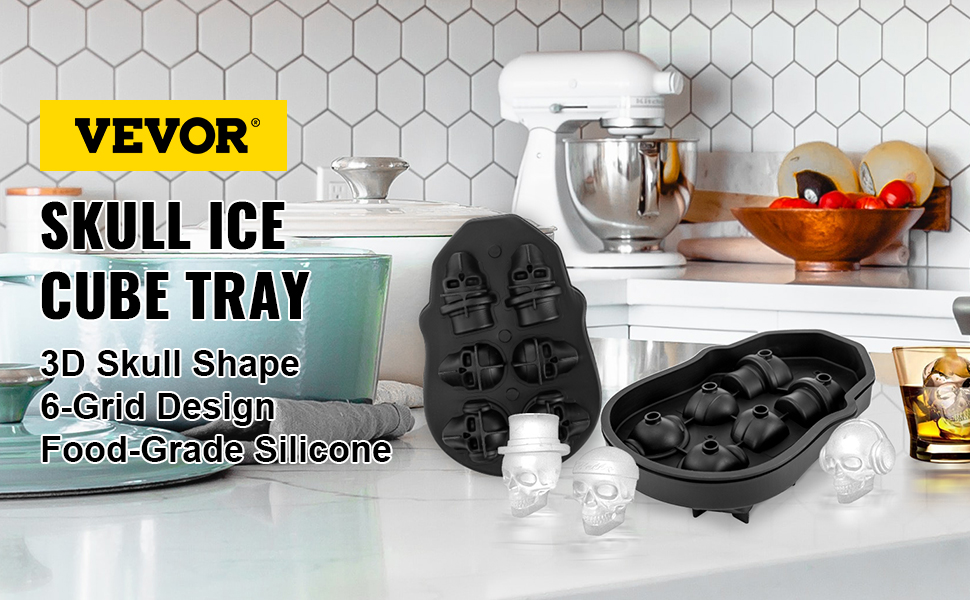 skull ice tray