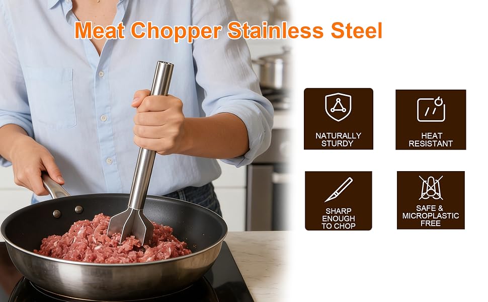 304 Stainless Steel Meat Masher