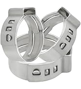 ZDRU 60pcs 1/2 Inch PEX Cinch Clamps, 304 Stainless Steel PEX Crimp Ring, Rings Pinch Clamps for ...