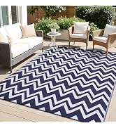 OLANLY Waterproof Outdoor Rug 5x8 ft Clearance, Reversible Outdoor Plastic Straw Rug, Large Patio...