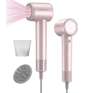 Hair Dryer,150000 RPM Blow Dryer with 500M Negative Ions, Lightweight Ionic Travel Hair Dryer wit...