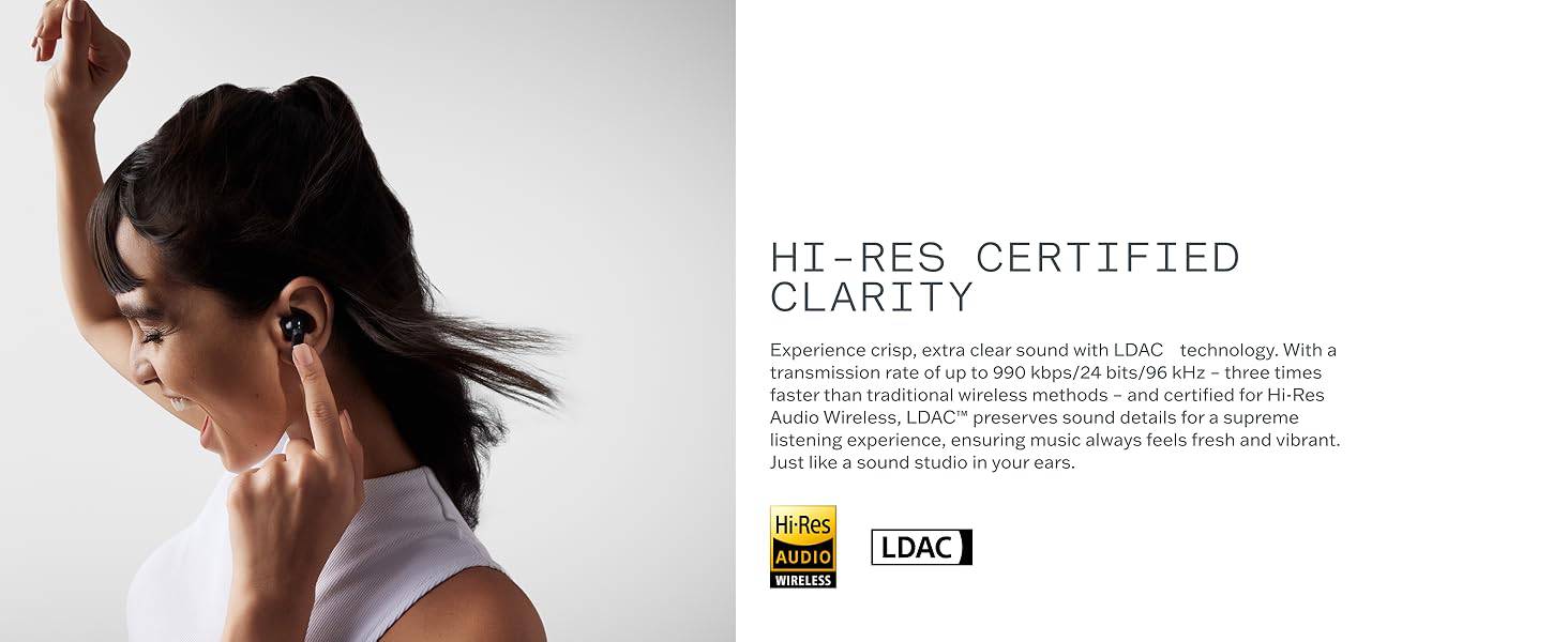 LDAC &amp;amp; Hi-Res Wireless earbuds