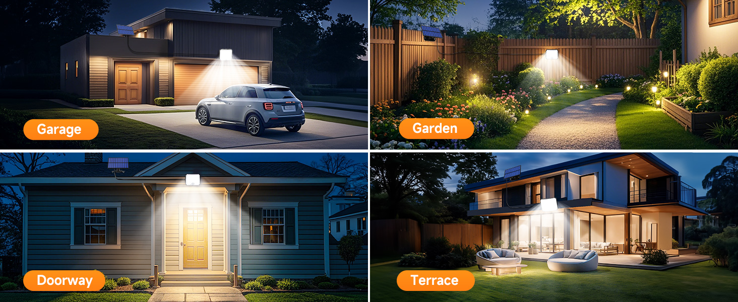 solar powered motion lights for outside solar security light solar flood lights outdoor waterproof ?