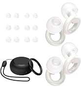 JUSTRVN Ear Plugs for Sleeping,2 Pairs of Stylish Reusable Noise Reduction Earplugs with 8 Pairs ...