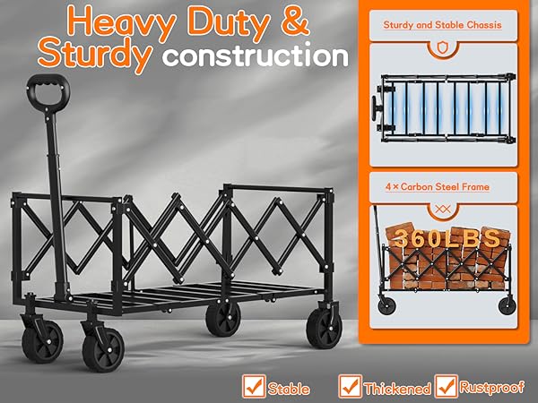 Wagons Carts Foldable