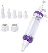 Icing Decoration Gun Set, Dessert Decorating Syringe Set, Cupcake Frosting Filling Injector with ...
