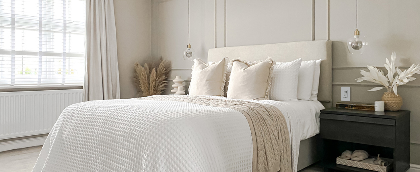 wall outlet with usb c ports