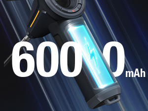 scope camera with light 6000mah battery