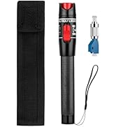 Moocci Visual Fault Locator Fiber Optic Cable Tester Meter - VFL Fiber Optic Tool with FC Male to...