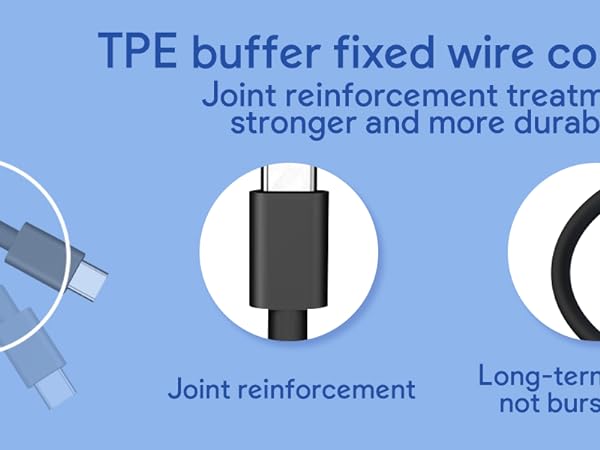 TPE buffer fixed wire connector