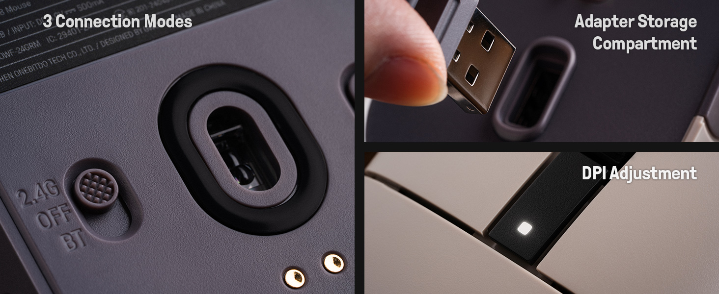 wireless Mouse Customizable mouse PAW 3395 Sensor mouse gaming mouse Programmable buttons