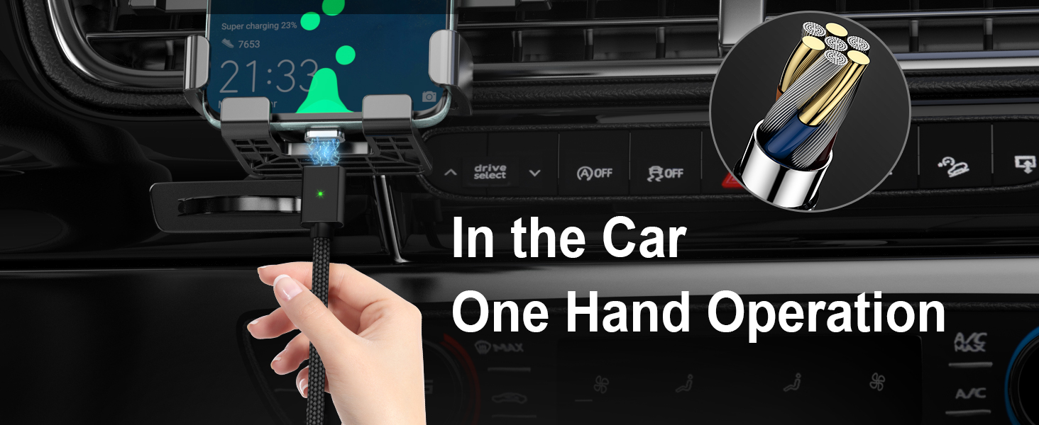 3A Magnetic Charging Cable 