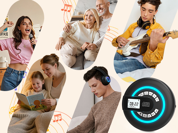 Portable CD Player with Speaker