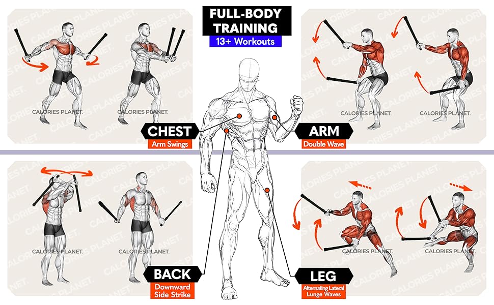FULL-BODY Training with X1 Battle Rope