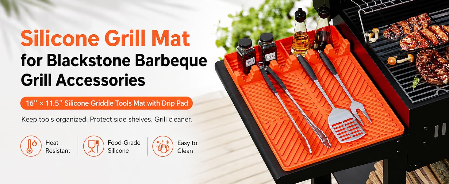 Silicone Grill Mat for Blackstone