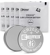 EEMB 5PACK CR2032 Battery - High Performance 3V Batteries, Button Coin Cell Batteries Ideal for W...