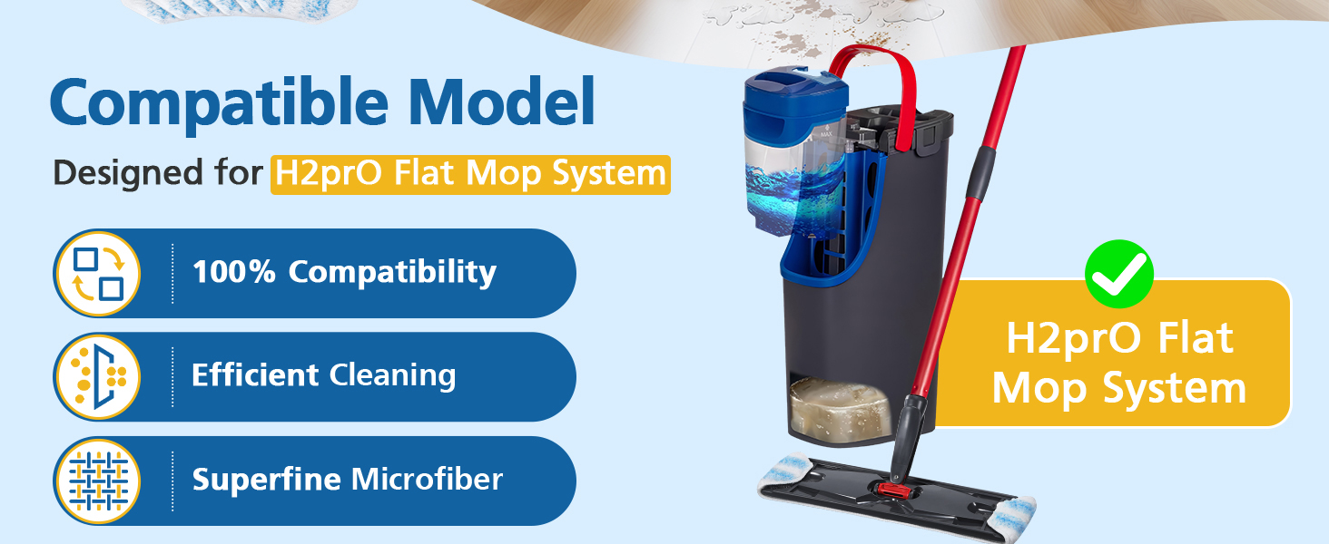 h2pro mop pads