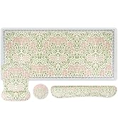 MOSISO Wrist Rest Support for Keyboard Mouse Pad Set, Large Gaming Mousepad&amp;Keyboard and Mouse Pa...