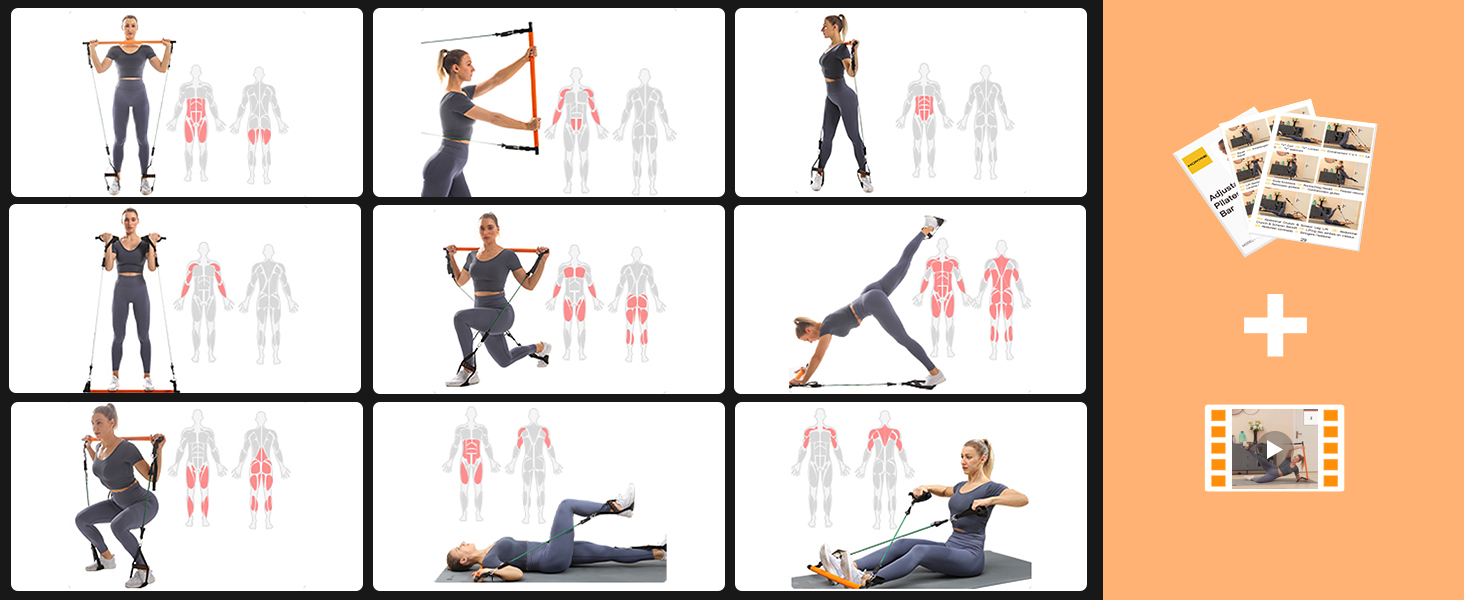 Portable Pilates Bar Kit