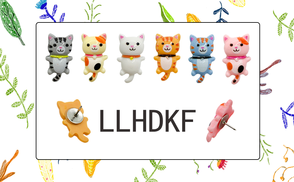 Cat Push Pins