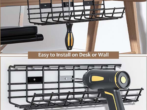 cable management under desk