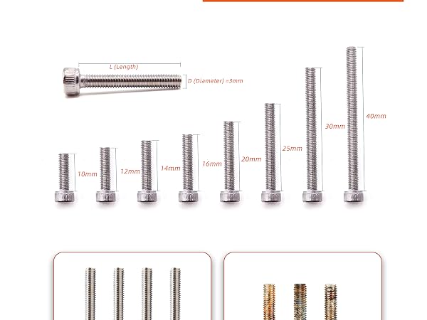 Hex Socket Head m3 screw kit