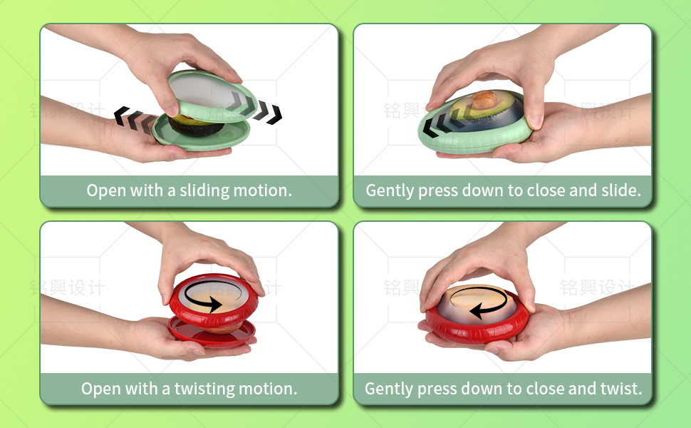 Avocado Saver and Tomato Holder