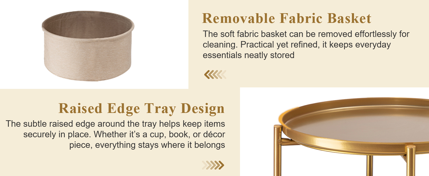 gold side table