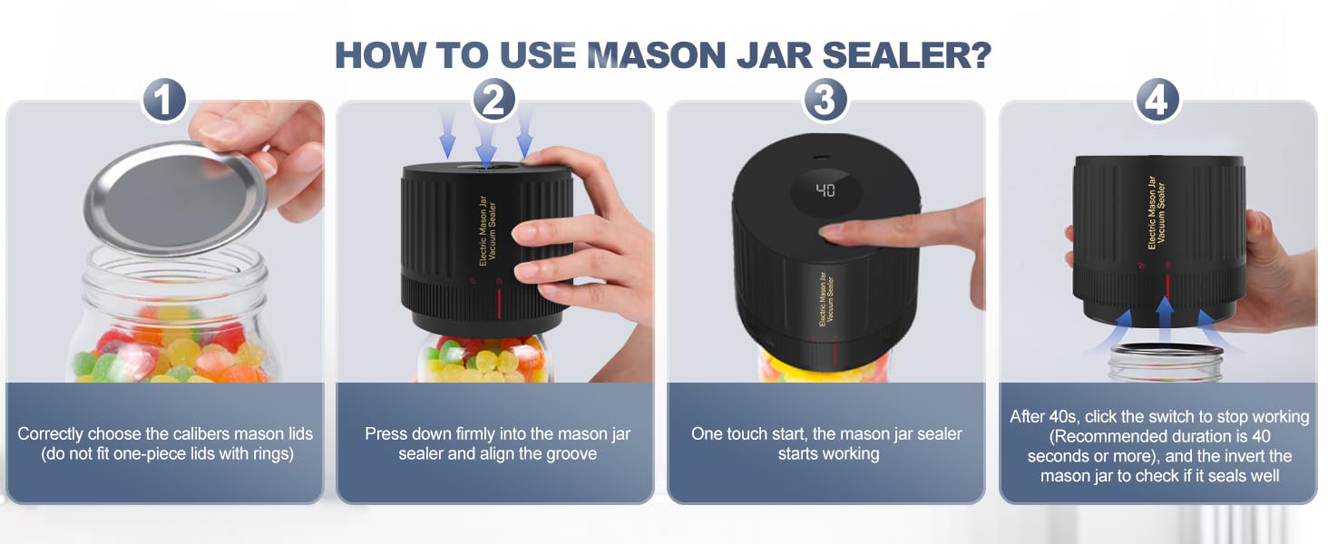 electric mason jar vacuum sealer