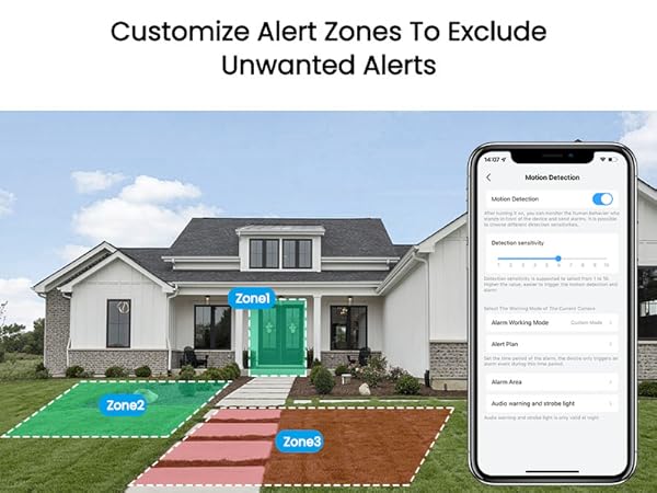 ANRAN 2K Cameras for Home Security Outside
