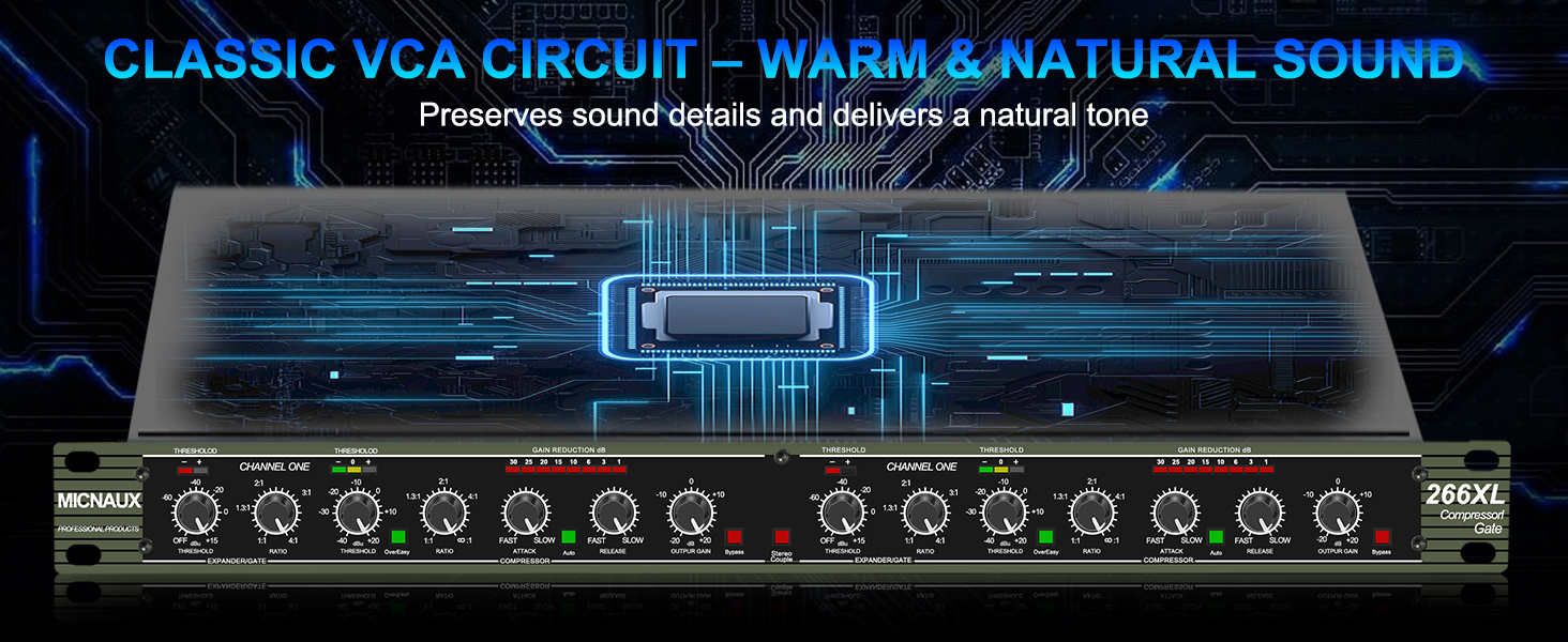 CLASSIC VCA CIRCUIT - WARM &amp; NATURAL SOUND
