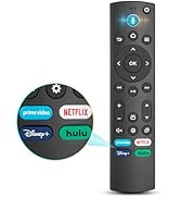 Voice Remote Control Replacement for Fire-TV-Stick, for Insignia-Toshiba Fire Smart TVs, for AMZ ...