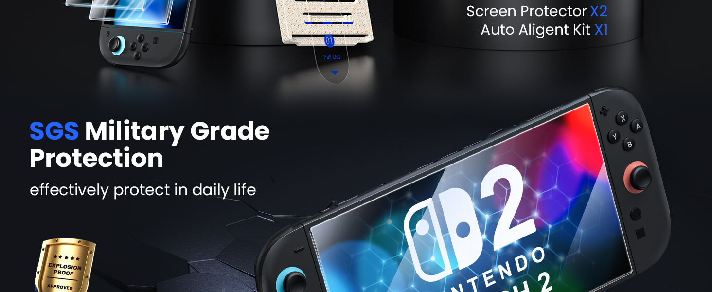 for switch 2 screen protector