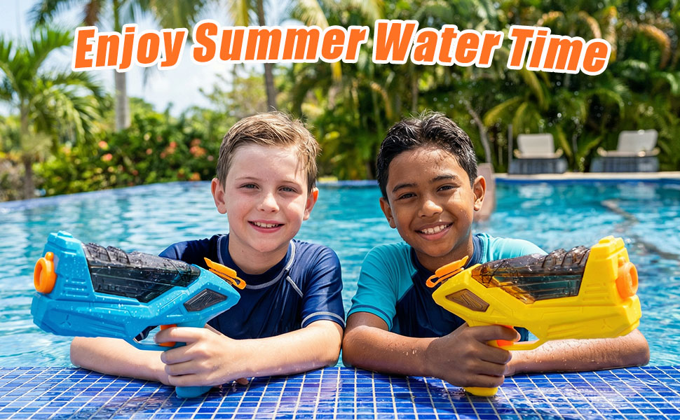 6 Pack Color Water Guns