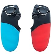 Mcbazel Honcam FPS Trigger Stop &amp; Grip Cover for PS4 Controller - Red &amp; Blue