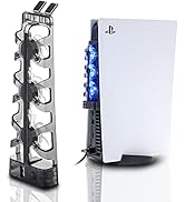 ECHZOVE PS5 Cooling Fan,Playstation 5 Cooling Station Compatible with PS5 Digital Edition/ PS5 Ul...