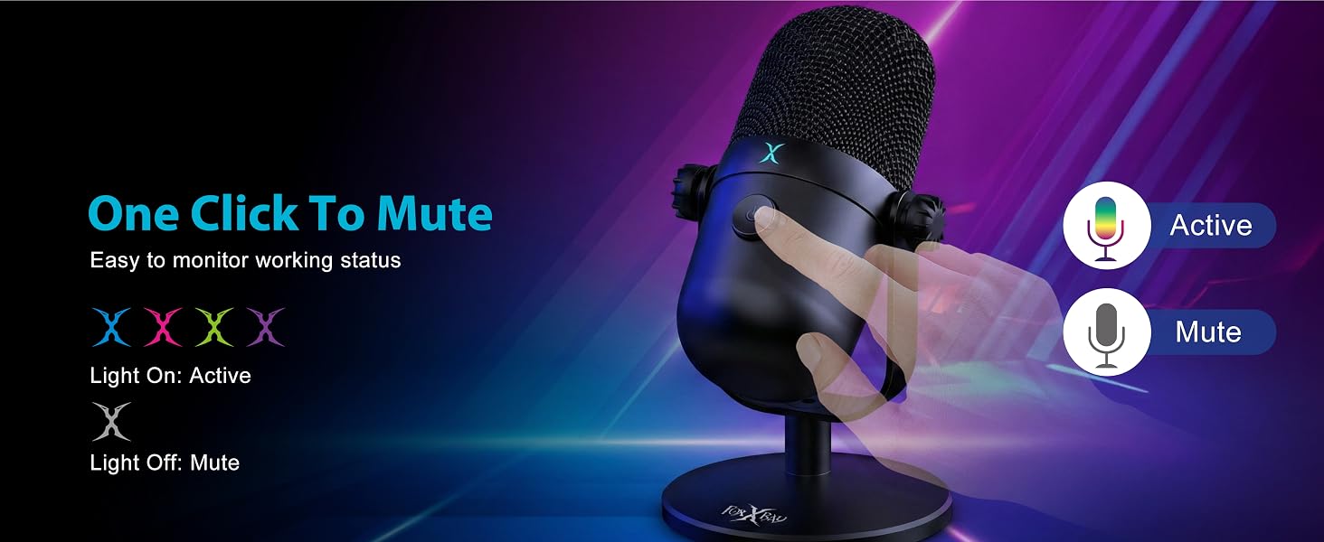 one click to mute