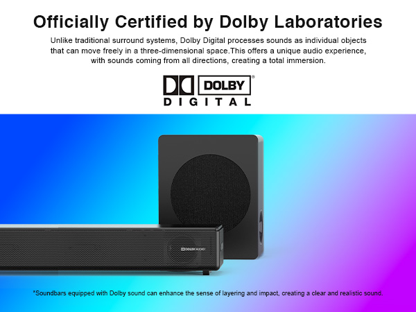 sound bar with subwoofers