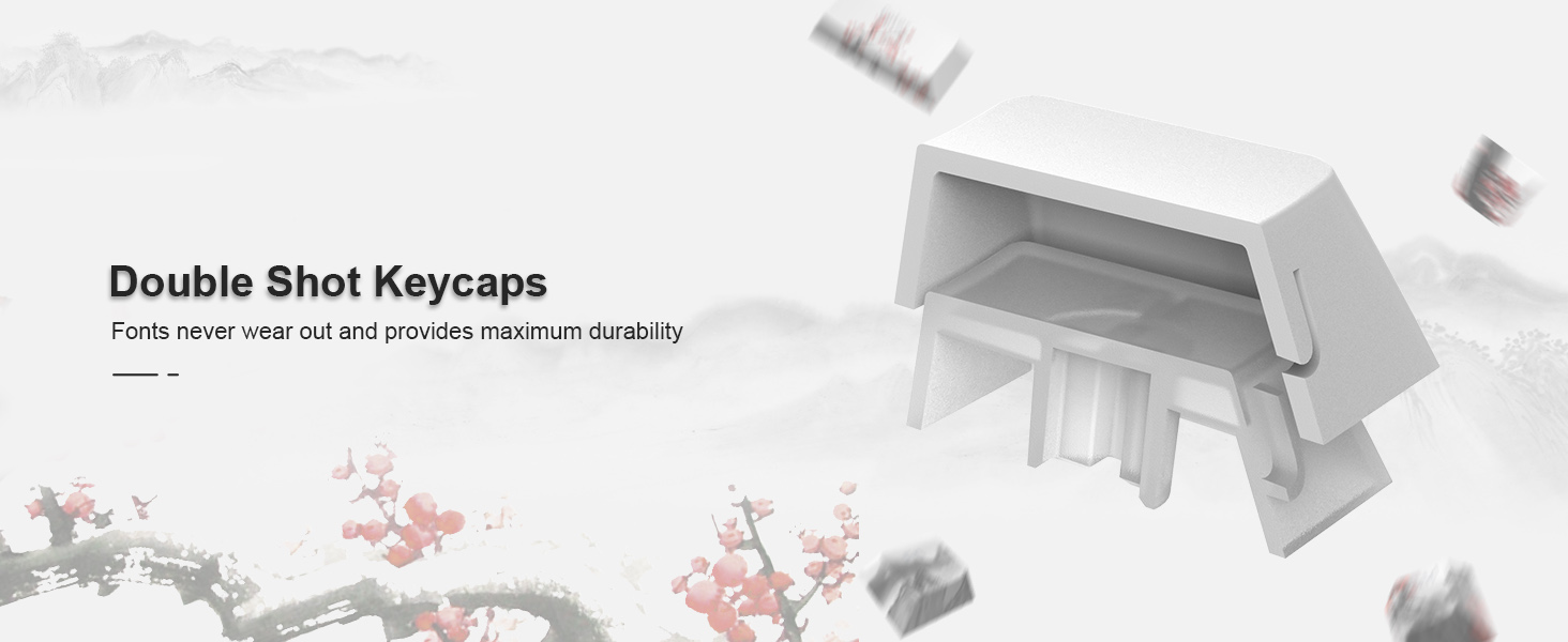 womier pbt doubleshot keycaps