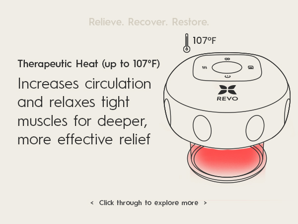 flameless cupping massager with red light therapy and adjustable heat