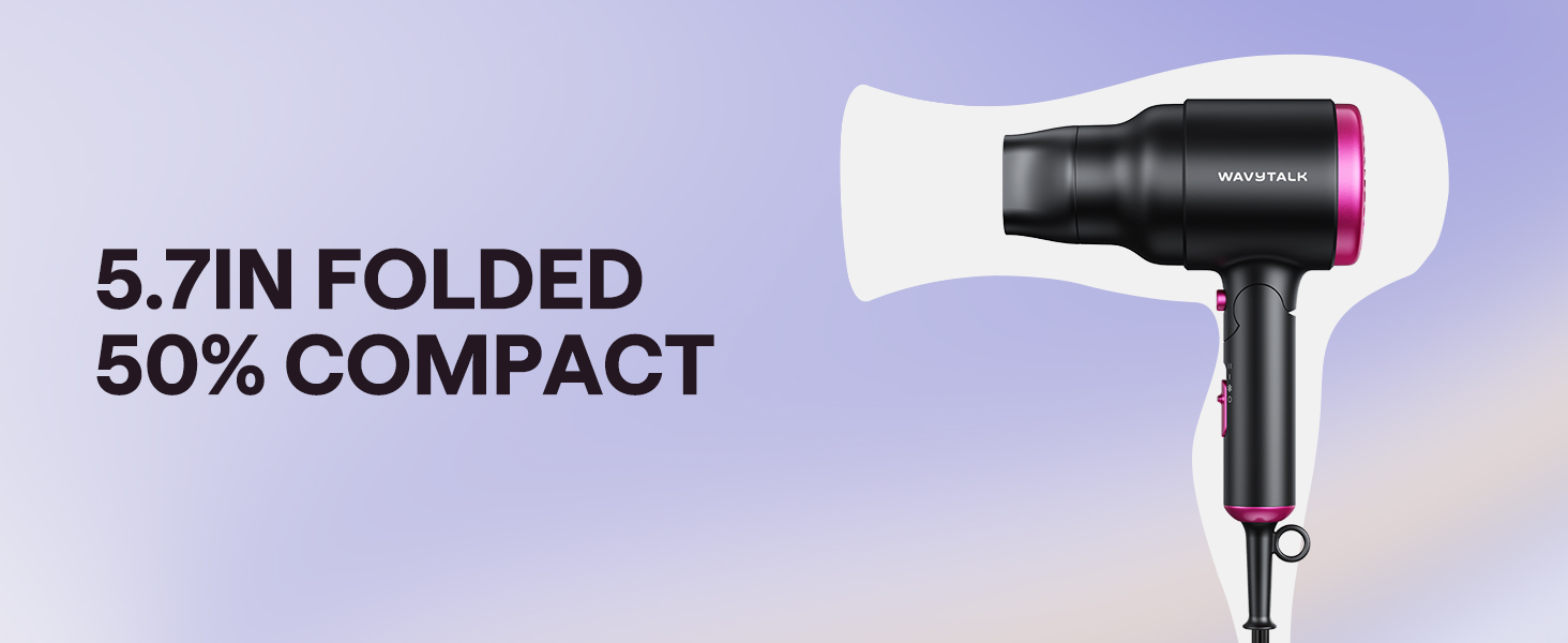 compact hair dryer