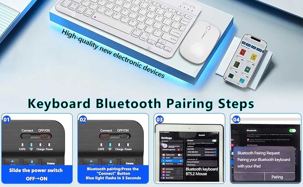 Keyboard Bluetooth Pairing Steps