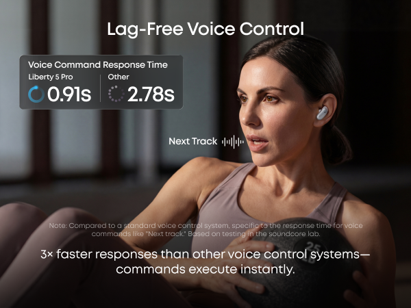 Lag-Free Voice Control