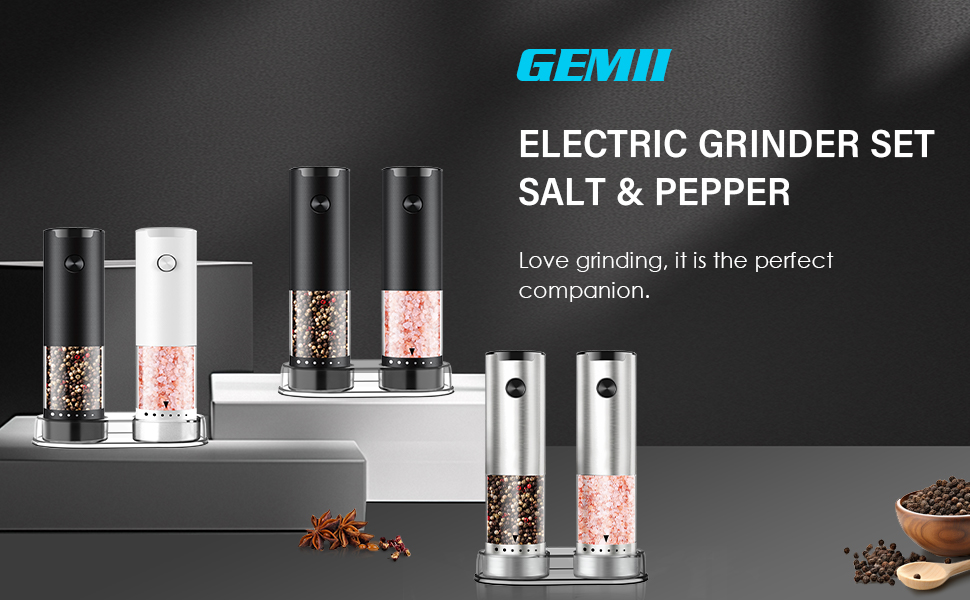 salt and pepper grinder set